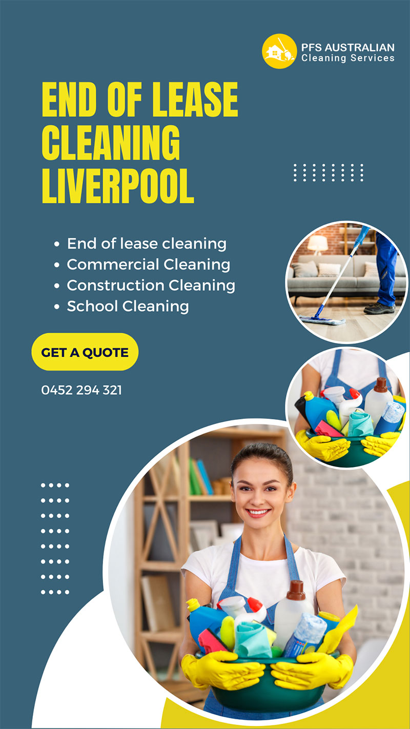 End of lease cleaning services Liverpool, Sydney
